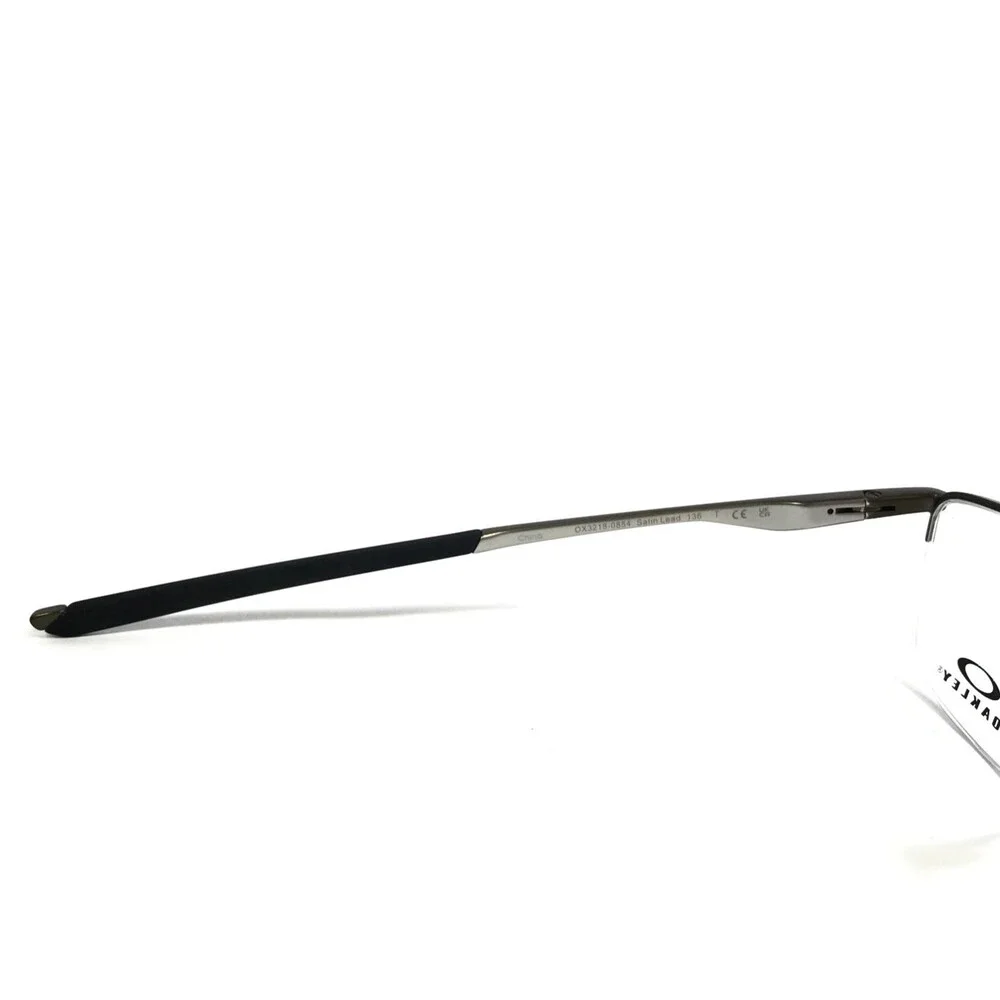 Oakley Eyeglasses Frames Socket 5.5 OX3218-0854 Satin Lead Half Rim 54-18-136